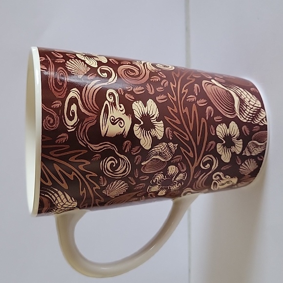 Starbucks Coffee 2006 Mug. 35th Anniversary. Crown Mermaid Copper Brown Shells. - Picture 3 of 12